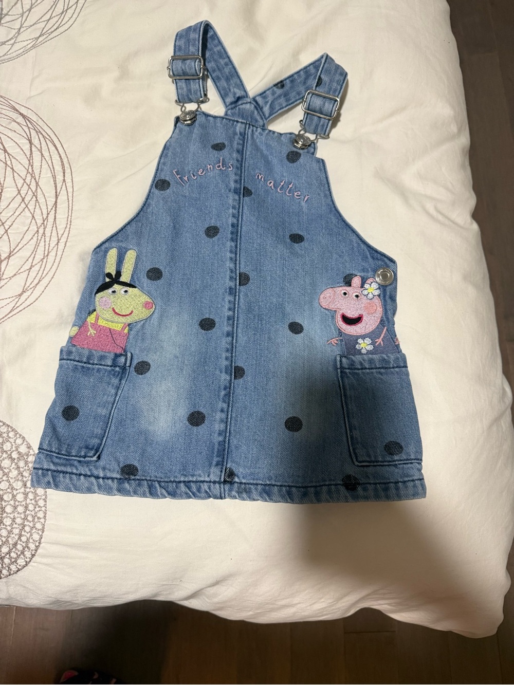 Vintage Blue Denim Dress Peppa Pig